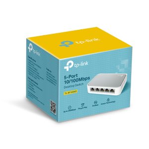 Switch 5 puertos | 10/100 Mbps | RJ45 | TP-Link (TL-SF1005D)