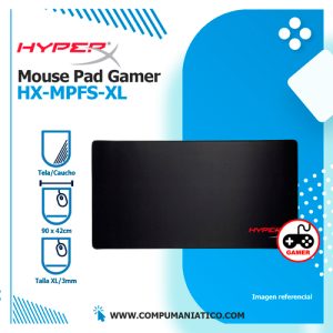 Mouse Pad Gaming Kingston Tela/Caucho | Talla XL | HyperX Fury S (HX-MPFS-XL)