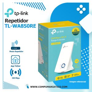 Extensor de Cobertura Wi-Fi Universal a 300Mbps | TP-LINK (TL-WA850RE)