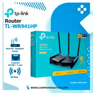 Router de Alta Potencia de hasta 450Mbps | TP-Link (TL-WR941HP)