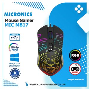 Mouse Gamer Usb | MICRONICS (MIC M817)